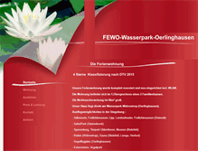 Tablet Screenshot of fewo-wasserpark-oerlinghausen.de